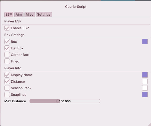 CourierScript Screenshot 1